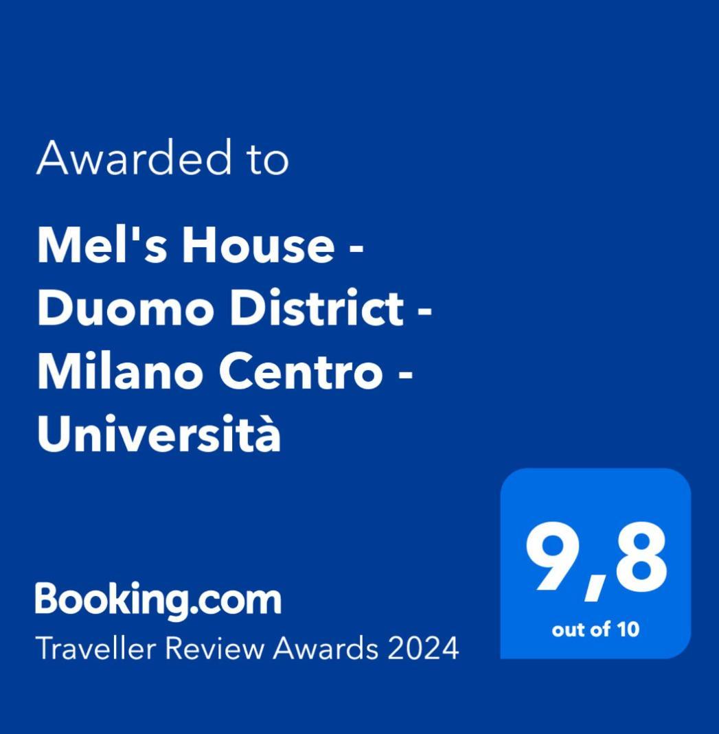 "Mel'S House" - Duomo District - Milano Centro - Universita Dış mekan fotoğraf